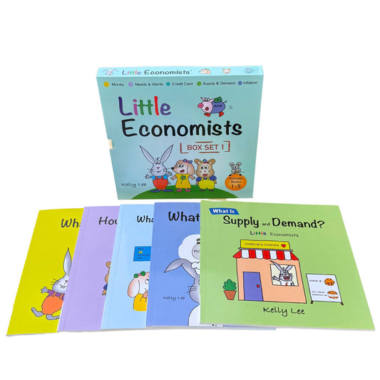 (Pre-Order  Early June 2025): Little Economists Box Set 1 (Books 1-5)